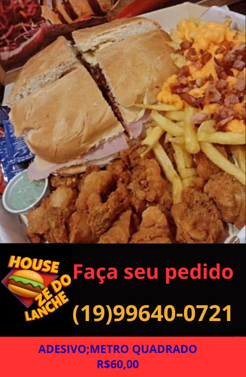 HOUSE ZÉ DO LANCHE 3